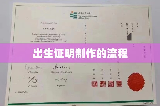 狮子山出生证明制作的流程