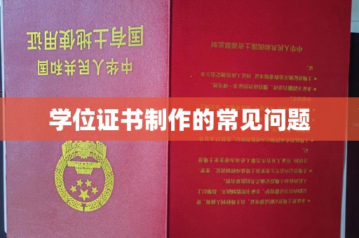 狮子山学位证书制作的常见问题