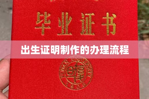 狮子山出生证明制作的办理流程