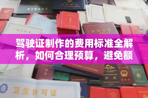 狮子山驾驶证制作的费用标准全解析，如何合理预算，避免额外支出